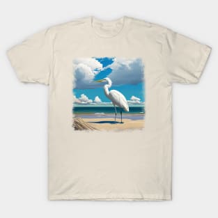 Indian Shores Egret T-Shirt